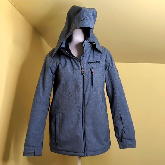 Firefly Aqua Base Elite Truman JRS V2 Large in Dark Blue Ski/Snowboard Jacket - Picture 1 of 13